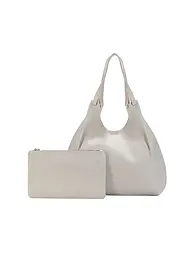 GIANNI CHIARINI | Ledertasche - Hobo Bag DUA | Gris claro
