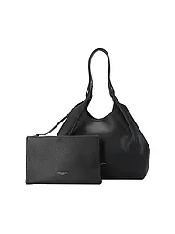 GIANNI CHIARINI | Bolso de cuero - Bolso Hobo DUA | Negro