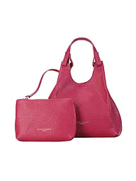 GIANNI CHIARINI | Bolso de cuero - Bolso Hobo DUA | Fucsia