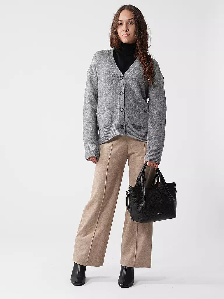 GIANNI CHIARINI | Bolso de cuero - Bolso Hobo DUA | schwarz