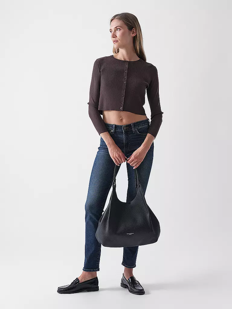 GIANNI CHIARINI | Bolso de cuero - Bolso Hobo DUA | schwarz