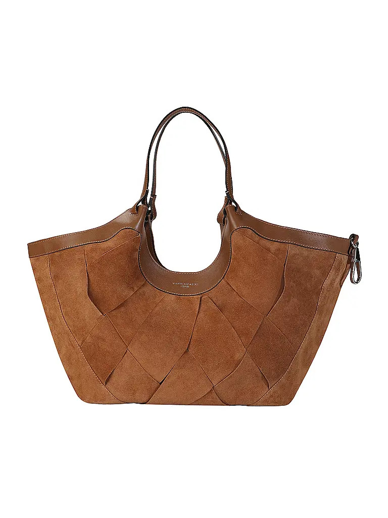 GIANNI CHIARINI | Bolso de cuero - Bolso Hobo DUA | Camel