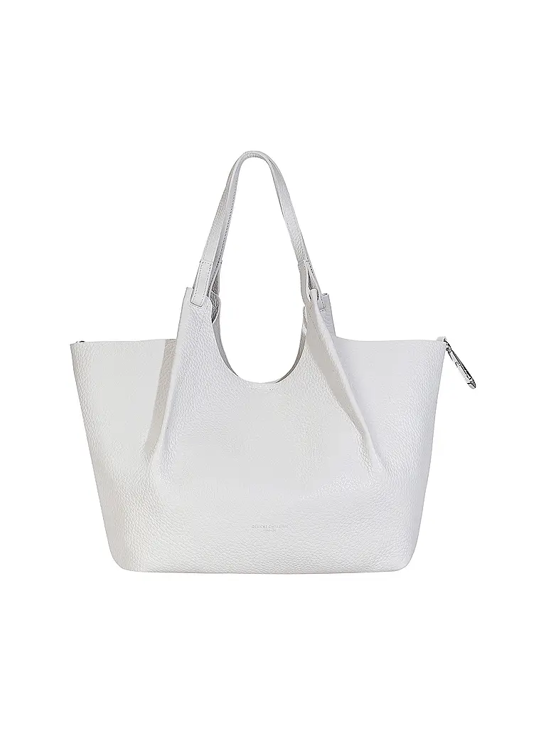 GIANNI CHIARINI | Bolso de cuero - Bolso Hobo DUA | Blanco