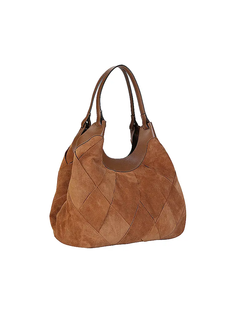 GIANNI CHIARINI | Bolso de cuero - Bolso Hobo DUA | Camel