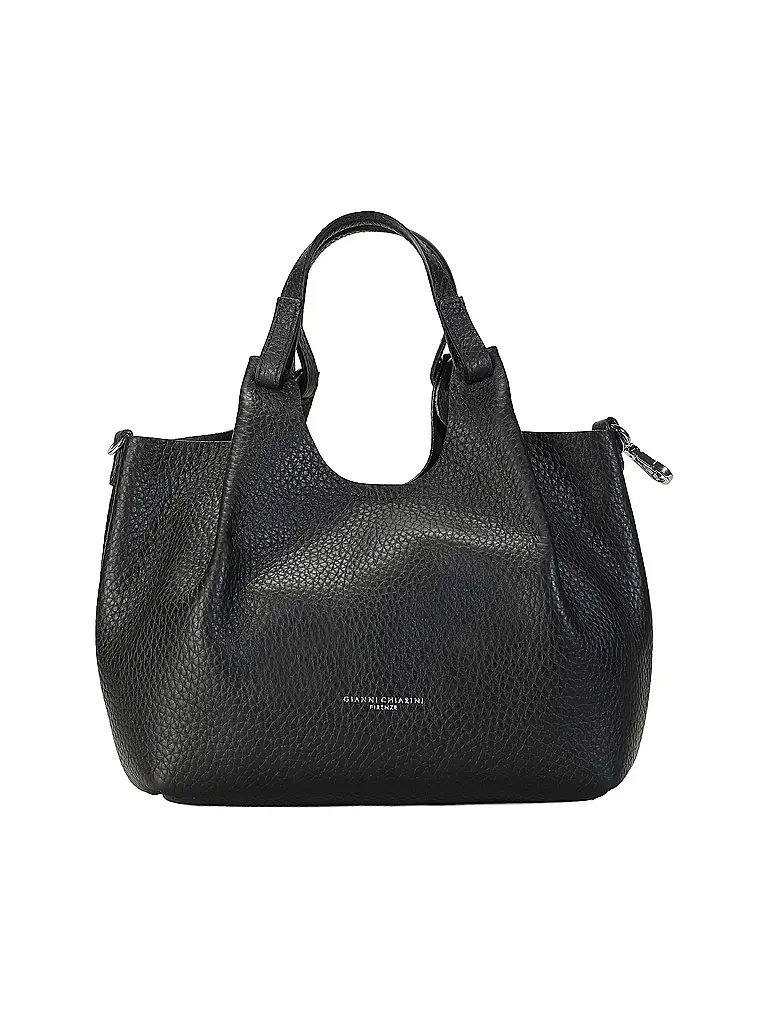 GIANNI CHIARINI | Bolso de cuero - Bolso Hobo DUA | Negro