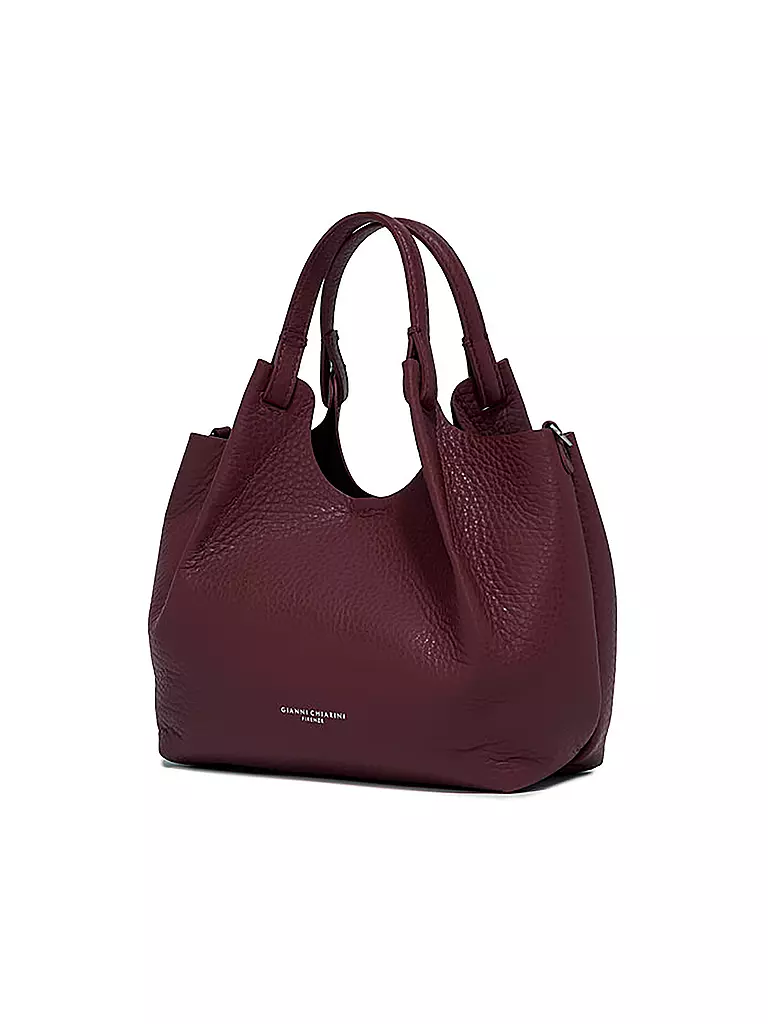 GIANNI CHIARINI | Bolso de cuero - Bolso Hobo DUA | dunkelrot