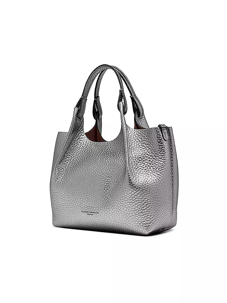 GIANNI CHIARINI | Bolso de cuero - Bolso Hobo DUA | silber