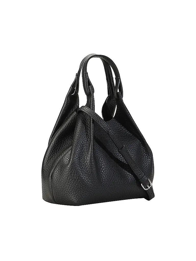 GIANNI CHIARINI | Bolso de cuero - Bolso Hobo DUA | Negro