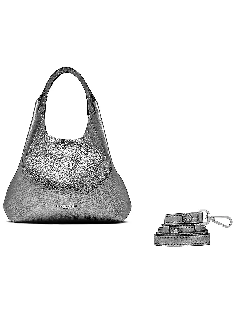 GIANNI CHIARINI | Bolso de cuero - Bolso Hobo DUA | silber
