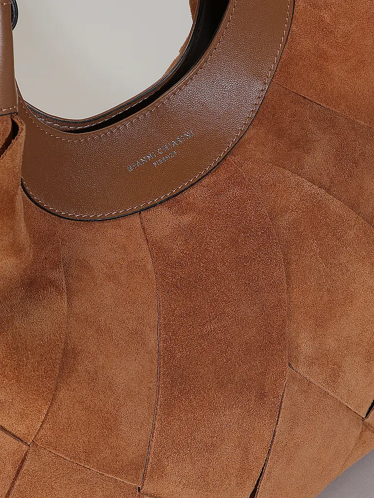 GIANNI CHIARINI | Bolso de cuero - Bolso Hobo DUA | Camel
