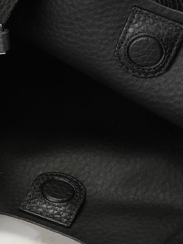 GIANNI CHIARINI | Bolso de cuero - Bolso Hobo DUA | Negro