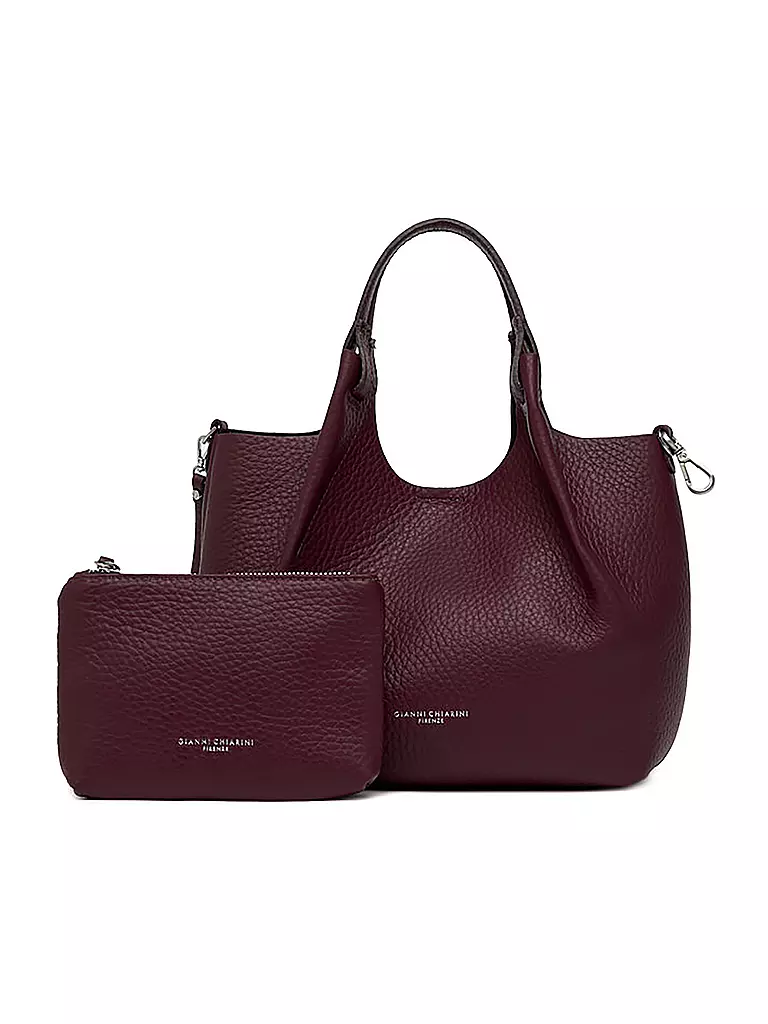 GIANNI CHIARINI | Bolso de cuero - Bolso Hobo DUA | dunkelrot