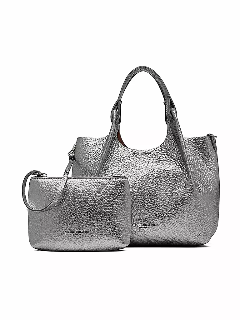 GIANNI CHIARINI | Bolso de cuero - Bolso Hobo DUA | silber
