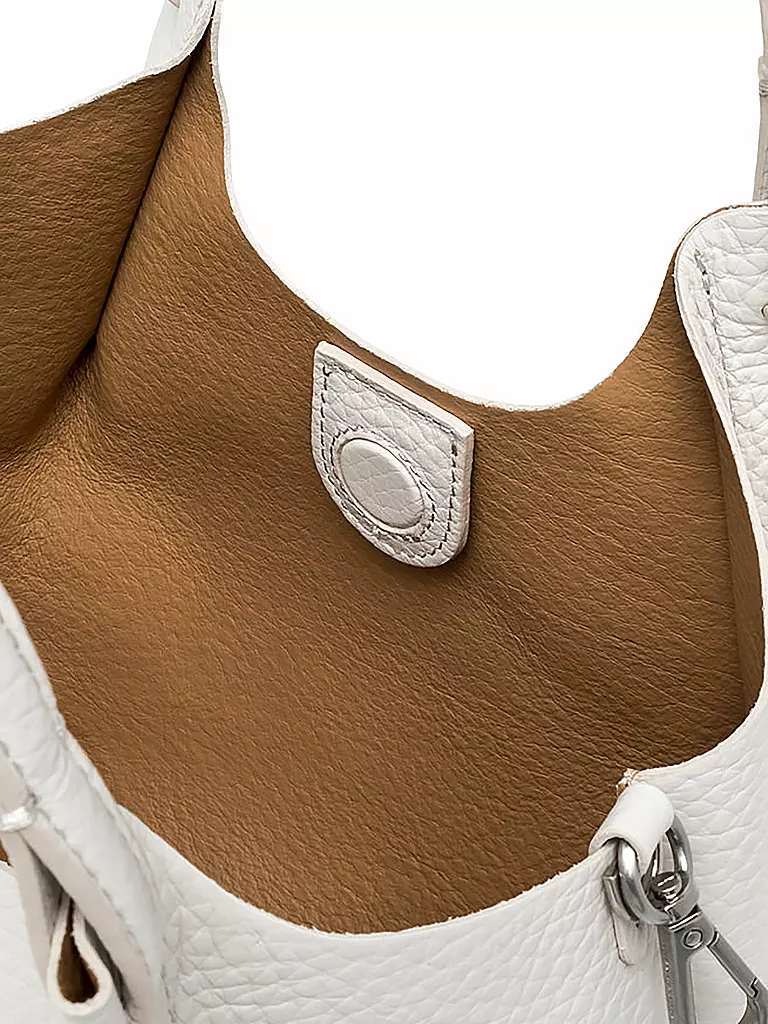 GIANNI CHIARINI | Bolso de cuero - Bolso Hobo DUA | Blanco