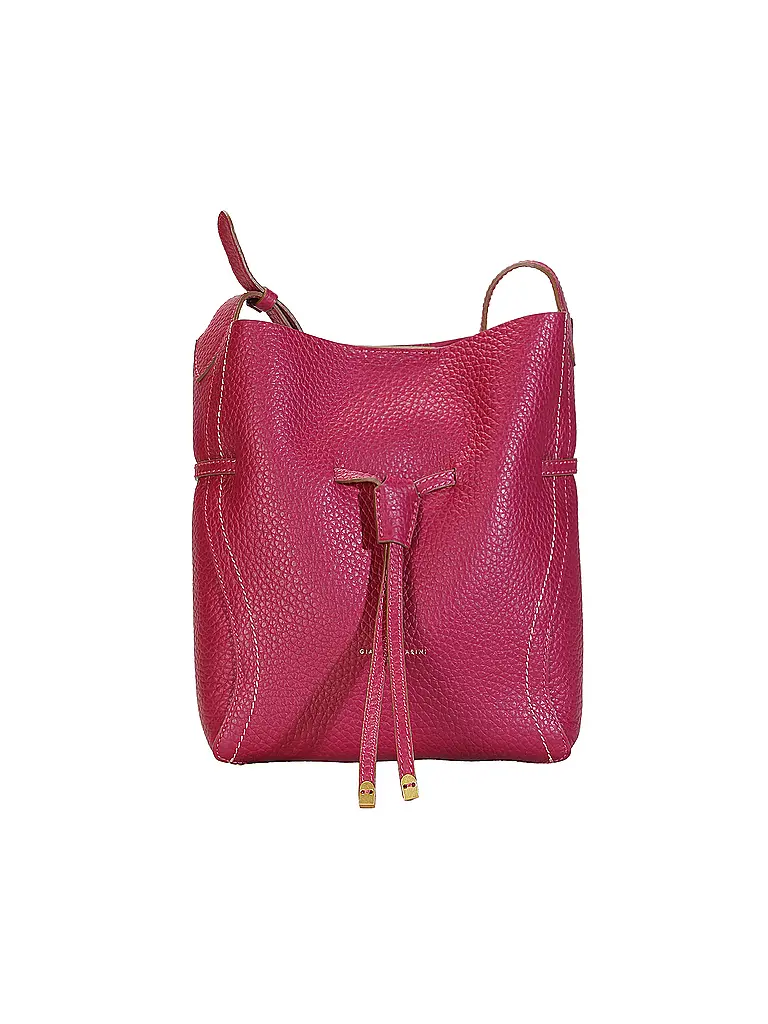 GIANNI CHIARINI | Bolso de cuero - Bolso tipo bombonera SIENNA | Fucsia