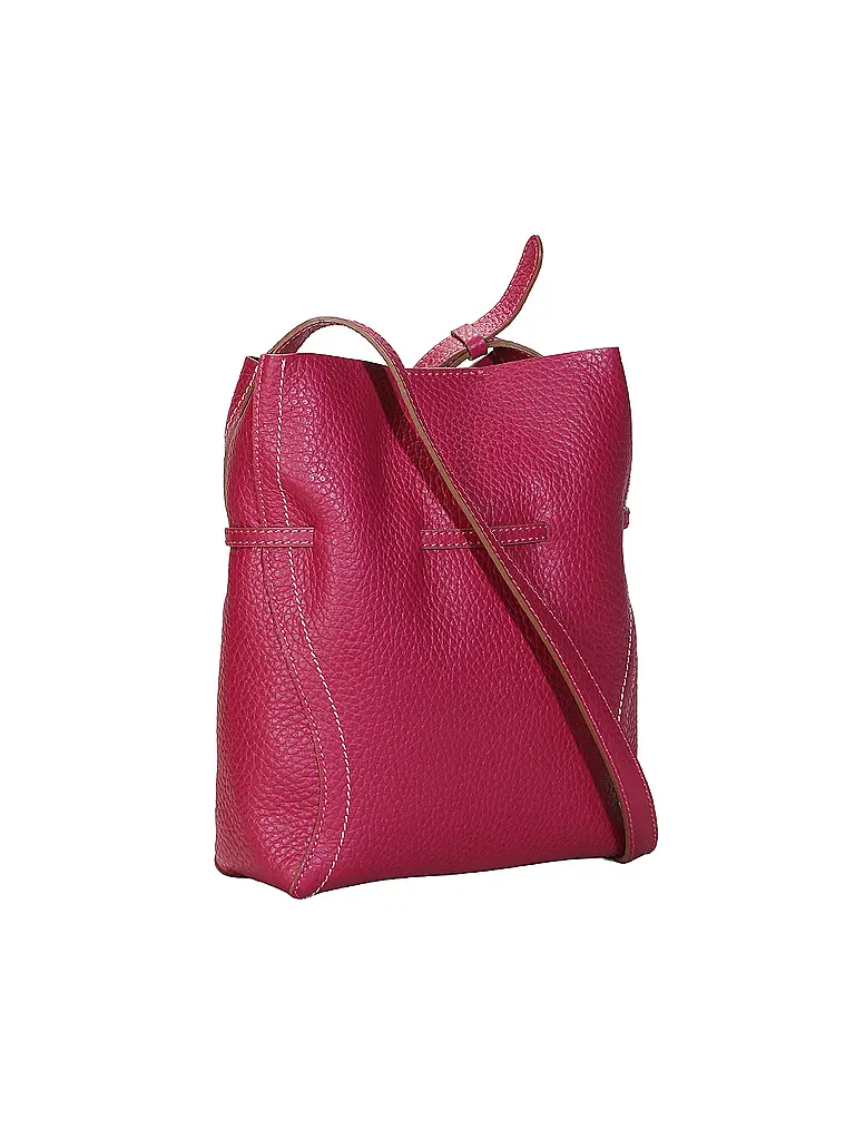 GIANNI CHIARINI | Bolso de cuero - Bolso tipo bombonera SIENNA | Fucsia