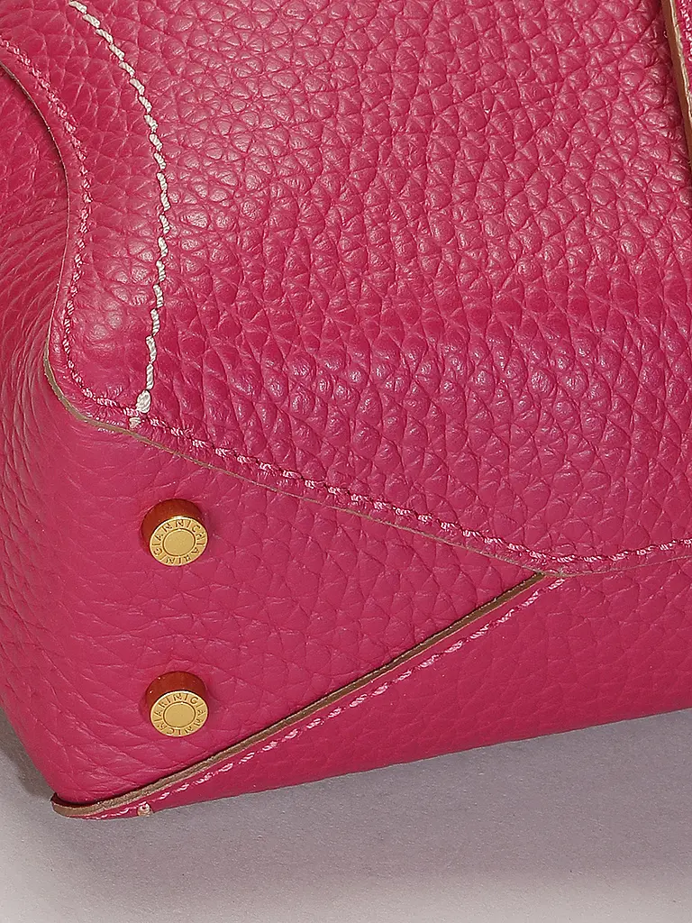 GIANNI CHIARINI | Bolso de cuero - Bolso tipo bombonera SIENNA | Fucsia