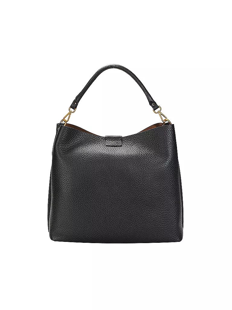 GIANNI CHIARINI | Bolso de cuero - Hobo Bag ARETHA | Negro