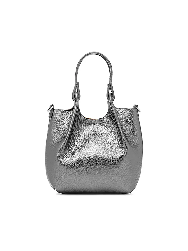 GIANNI CHIARINI | Bolso de cuero - Hobo Bag DUA Small | silber