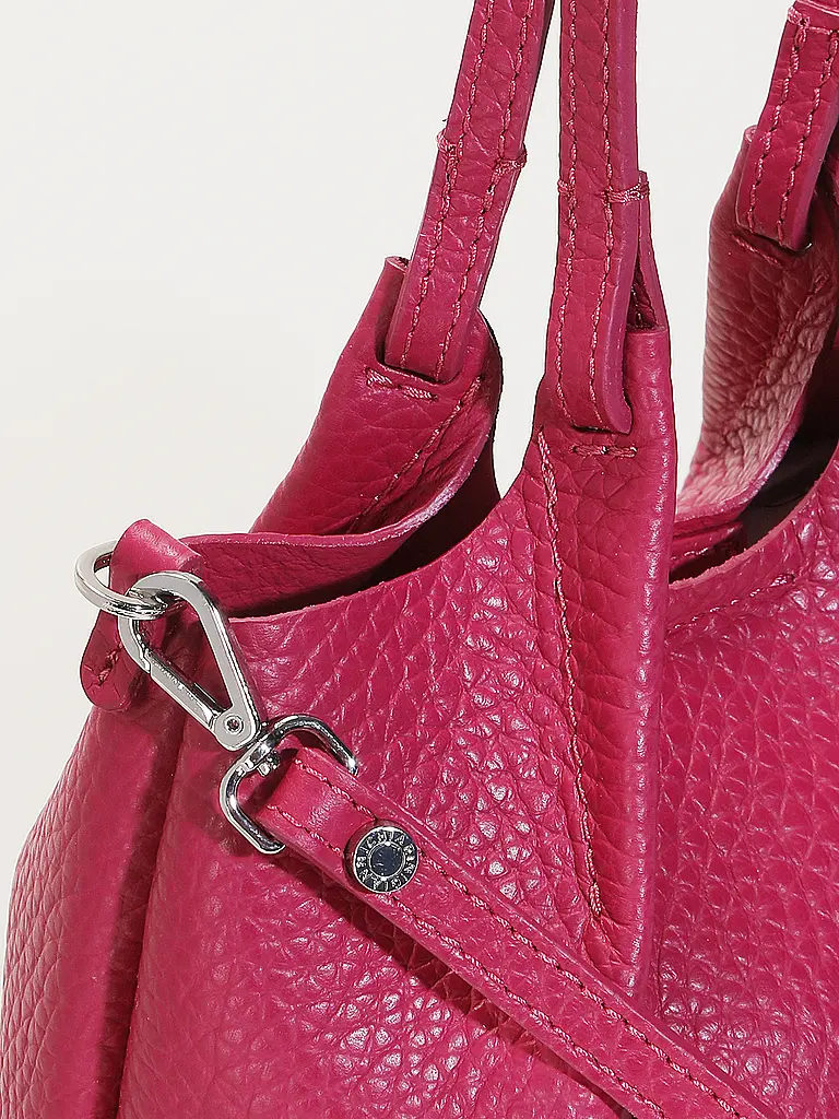 GIANNI CHIARINI | Bolso de cuero - Hobo Bag DUA Small | Fucsia