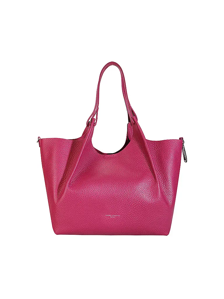 GIANNI CHIARINI | Bolso de cuero - Hobo Bag DUA | Fucsia