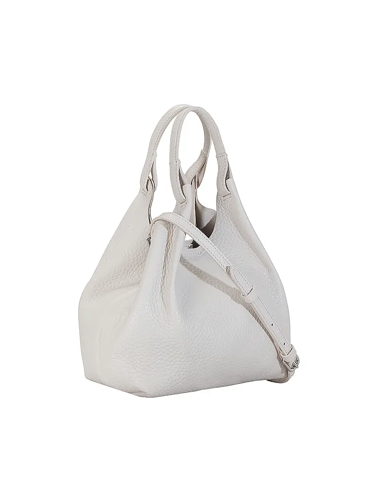 GIANNI CHIARINI | Bolso de cuero - Hobo Bag DUA | Blanco