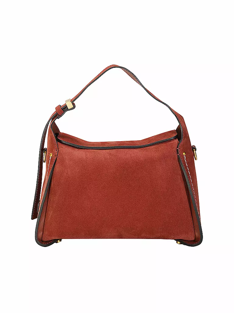GIANNI CHIARINI | Bolso de cuero - Hobobag PENELOPE | Rojo oscuro