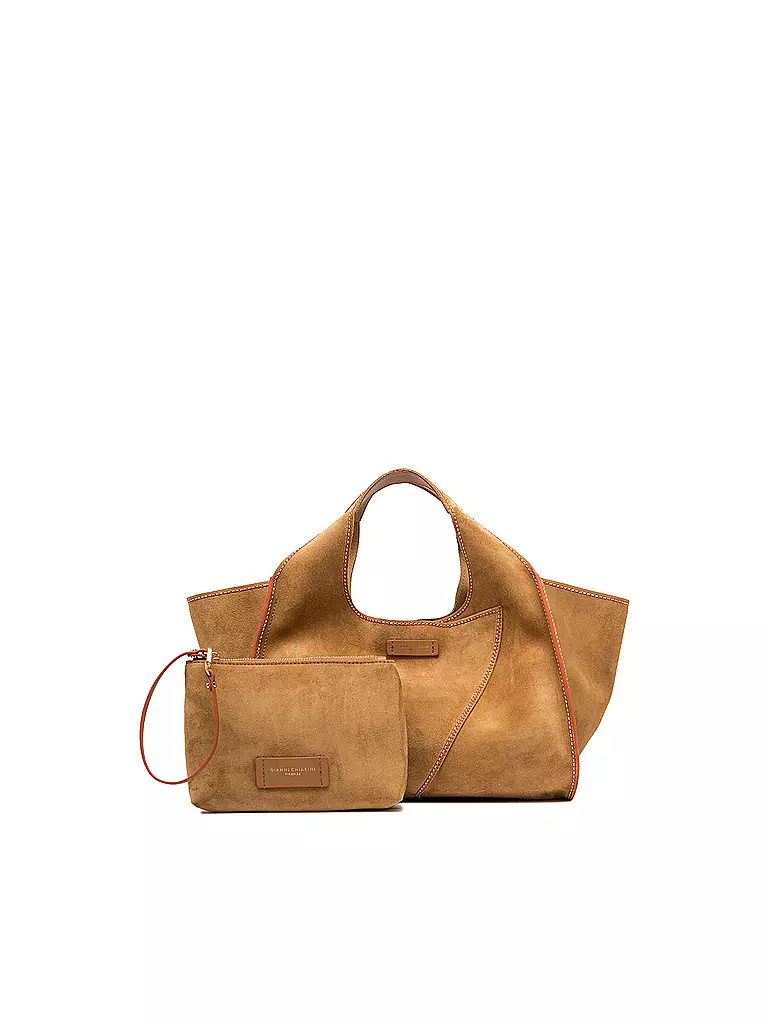 GIANNI CHIARINI | Ledertasche - Henkeltasche EUPHORIA | Marrón claro