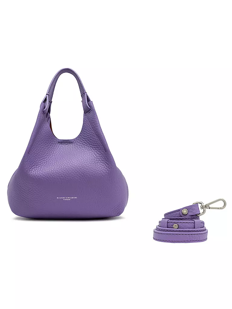 GIANNI CHIARINI | Ledertasche - Hobo Bag DUA  | Lila