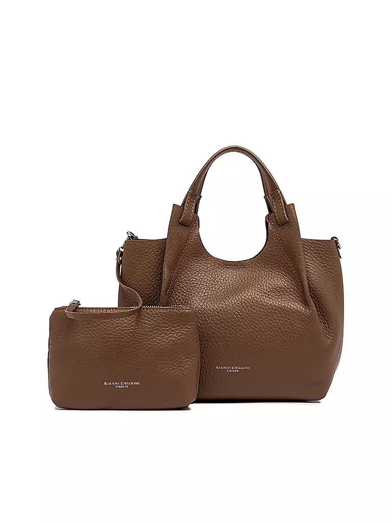 GIANNI CHIARINI | Ledertasche - Hobo Bag DUA  | Marrón