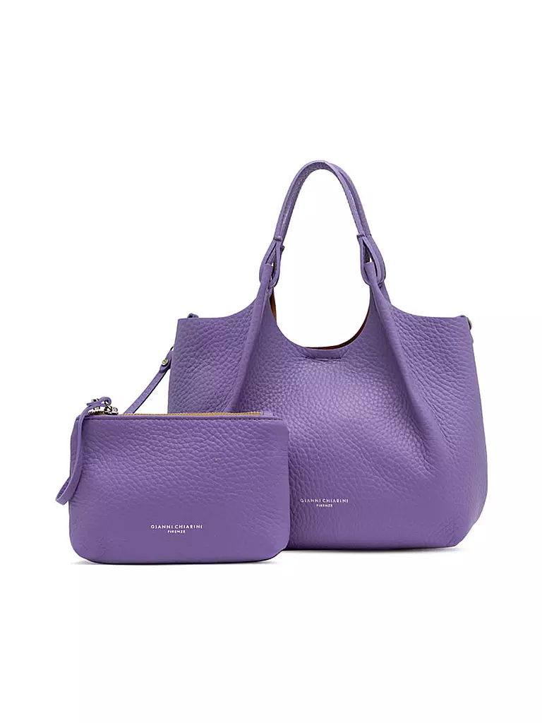 GIANNI CHIARINI | Ledertasche - Hobo Bag DUA  | Lila