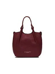 GIANNI CHIARINI | Ledertasche - Hobo Bag DUA Small | Rojo oscuro