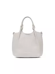 GIANNI CHIARINI | Ledertasche - Hobo Bag DUA Small | Blanco