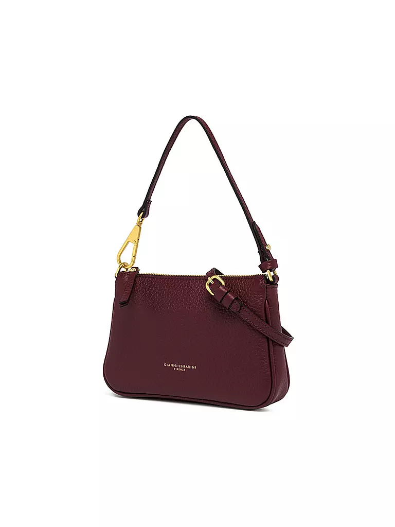 GIANNI CHIARINI | Ledertasche - Mini Bag BROOKE | Rojo oscuro