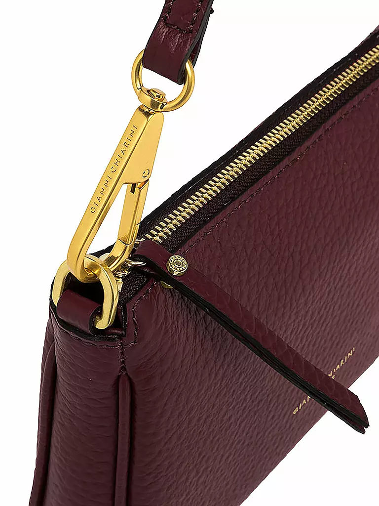 GIANNI CHIARINI | Ledertasche - Mini Bag BROOKE | Rojo oscuro