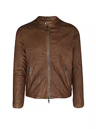 GIORGIO BRATO | Chaqueta de cuero | Marrón