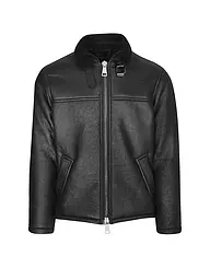 GIORGIO BRATO | Chaqueta de cuero | Negro