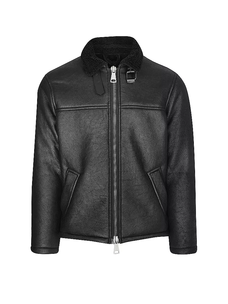 GIORGIO BRATO | Chaqueta de cuero | Negro