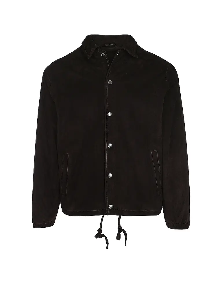 GIORGIO BRATO | Chaqueta de cuero | Marrón
