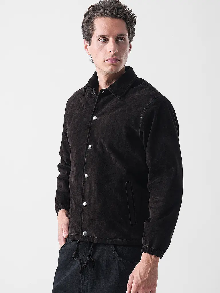 GIORGIO BRATO | Chaqueta de cuero | Marrón