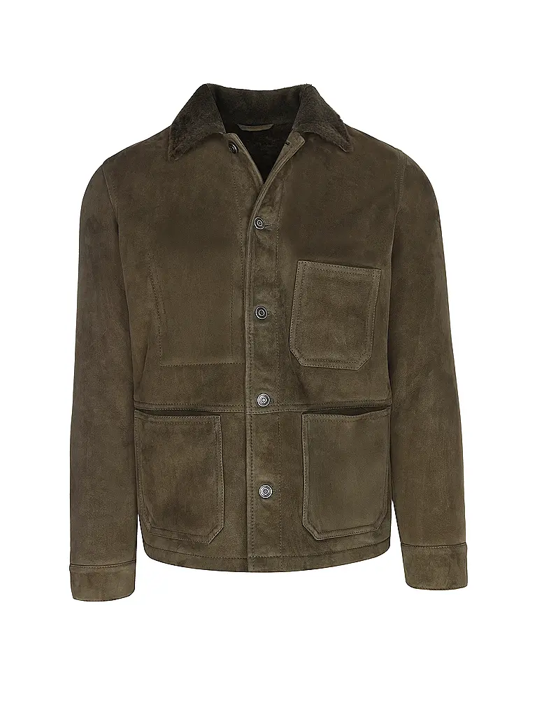 GIORGIO BRATO | Chaqueta Shearling | Oliva