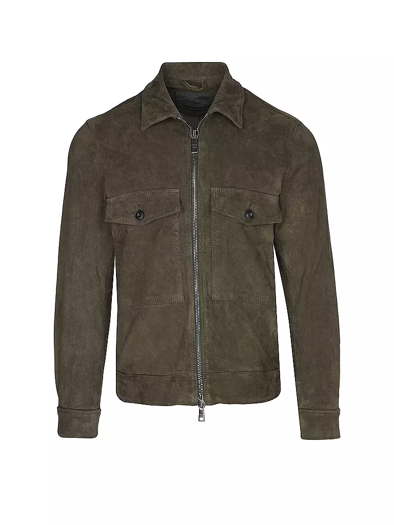 GIORGIO BRATO | Lederjacke | Oliva