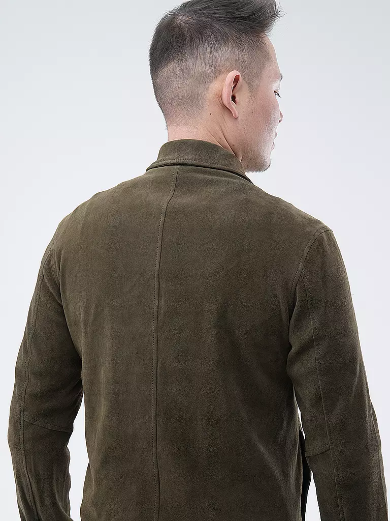 GIORGIO BRATO | Lederjacke | Oliva