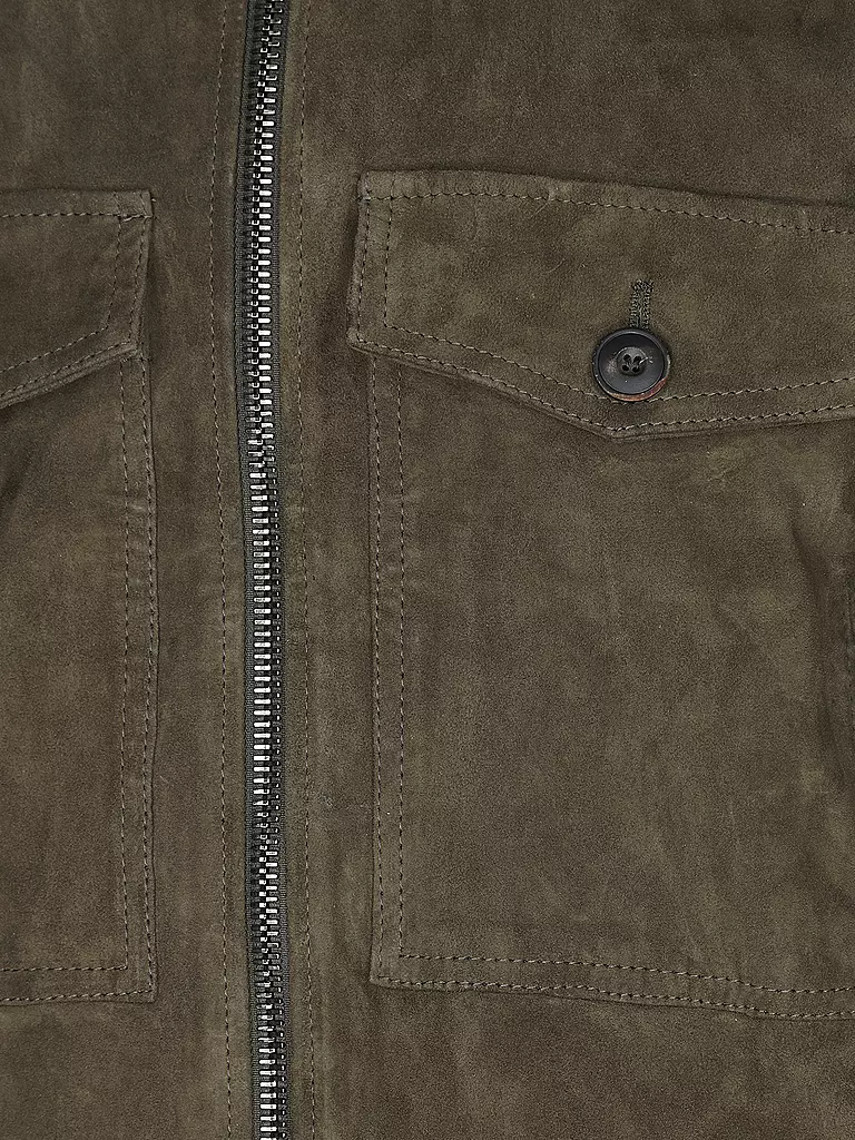 GIORGIO BRATO | Lederjacke | Oliva