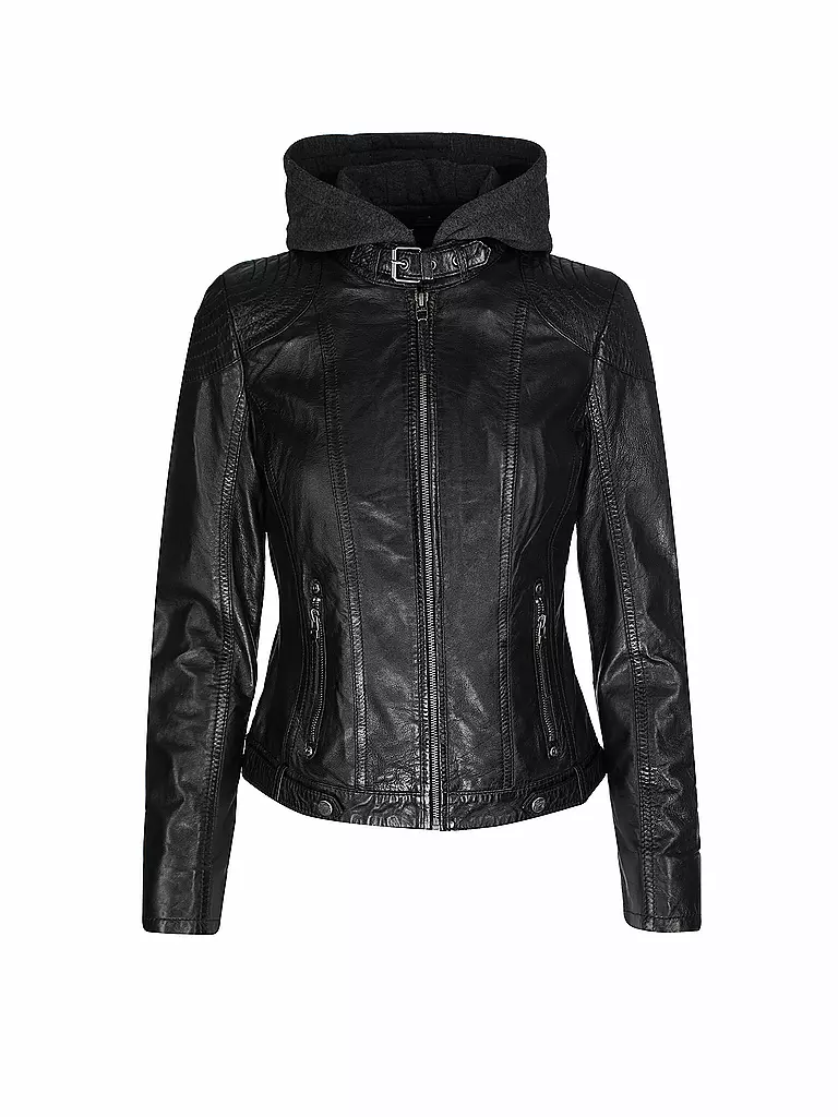 GIPSY BY MAURITIUS | Chaqueta de cuero CACEY LEGV | Negro