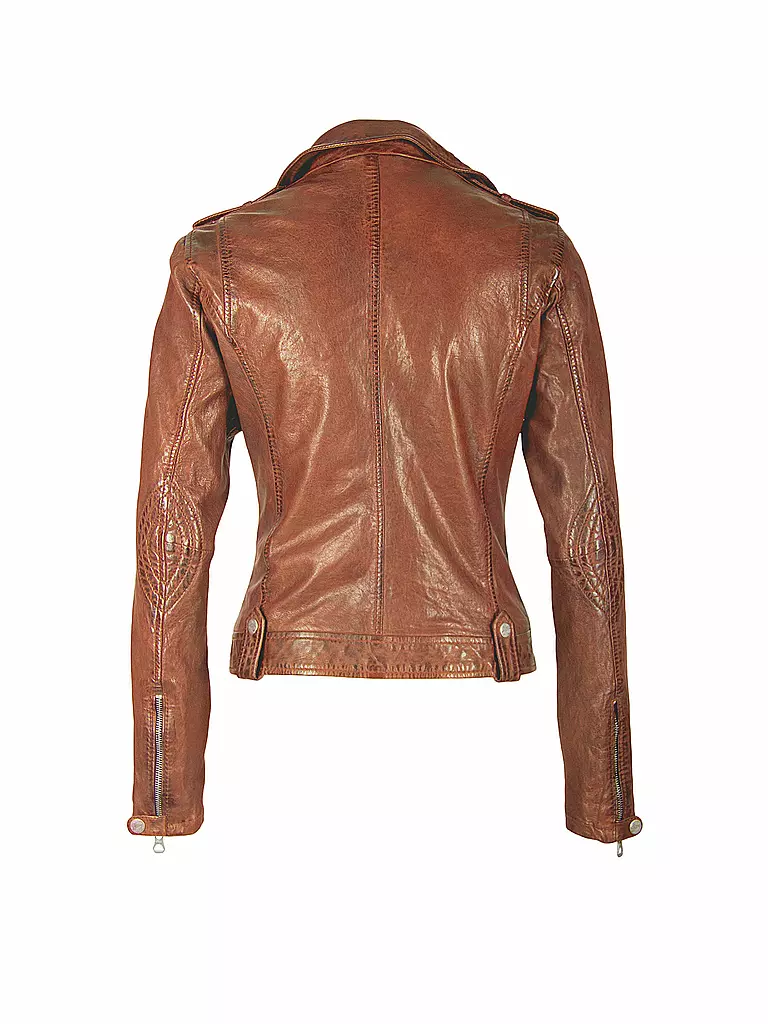 GIPSY BY MAURITIUS | Chaqueta de cuero Famos Laosv | Marrón