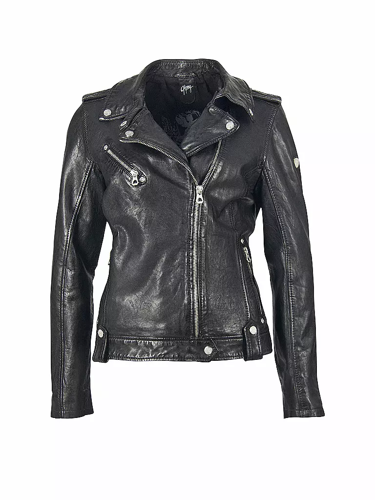 GIPSY BY MAURITIUS | Lederjacke Famos Laosv | Negro
