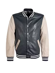 GIPSY BY MAURITIUS | Lederjacke GMBLUNO2 | Azul oscuro