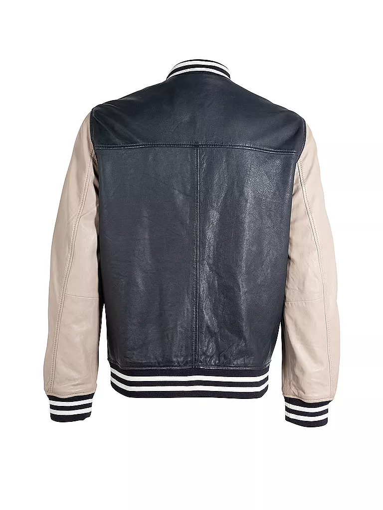 GIPSY BY MAURITIUS | Lederjacke GMBLUNO2 | Azul oscuro