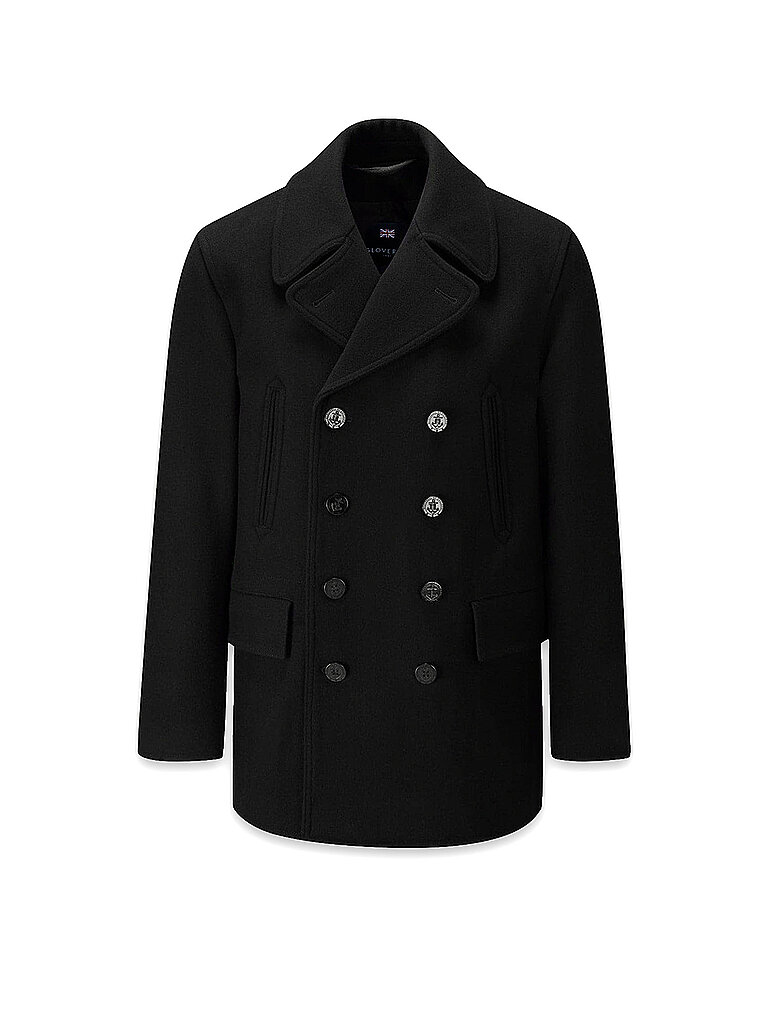 Gloverall Abrigo de lana CHURHILL negro